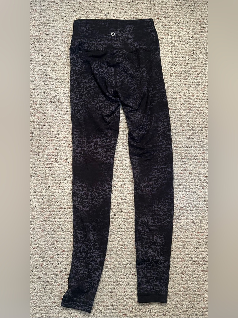 Lululemon align 25  Black Patterned Leggings